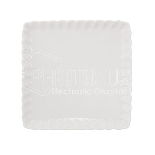 Square Ceramic Chrysanthemum Plate 2