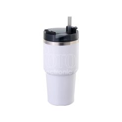 20 oz. Sublimation Stainless Steel Travel Mug with Straw