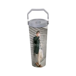 24 oz. Sublimation Stainless Steel Coffee Cup with Handle