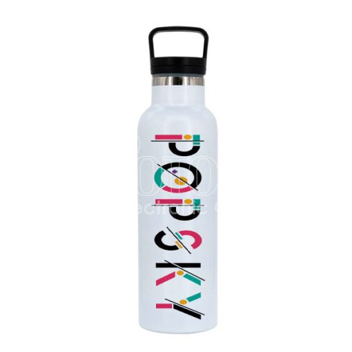 Stainless steel sports bottle with strainer 600 7 0