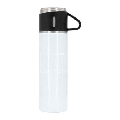 Stainless steel thermos with mug600 1 1