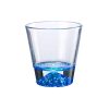 Transparent color bottom conical glass cup 600 3
