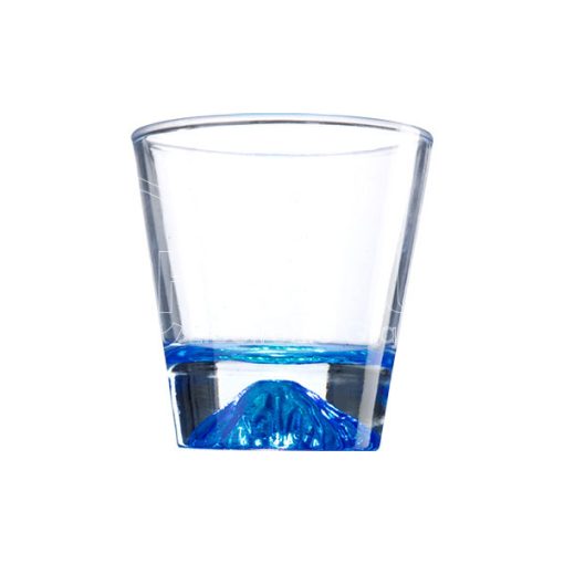 Transparent color bottom conical glass cup 600 9