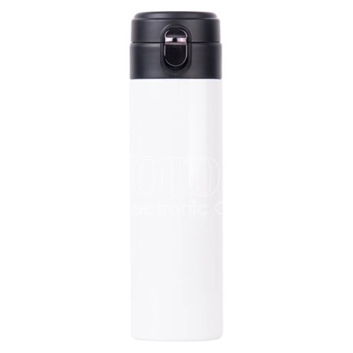 500 ml Stainless Steel Vacuum Insulated Water Bottle with Buffered Flip-Top Lid