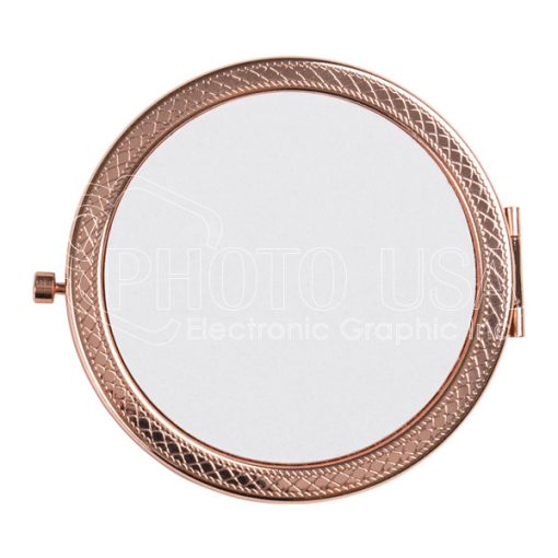 Sublimation Embossed Iron Compact Mirror