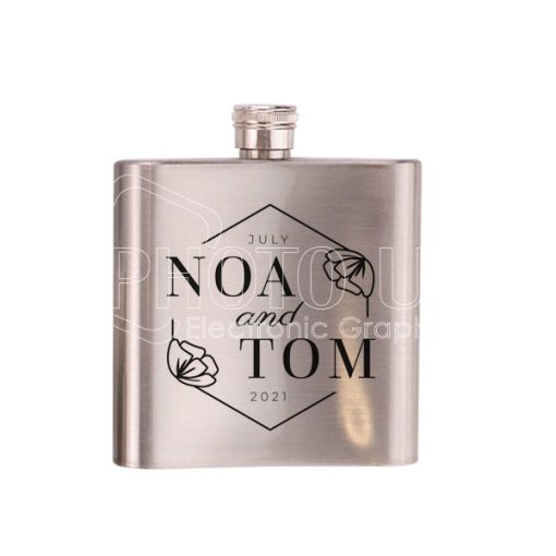 6 oz. Sublimation Stainless Steel Hip Flask