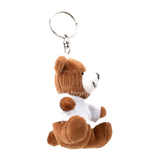 key ring with teddy bear ornament Brown600 3 1