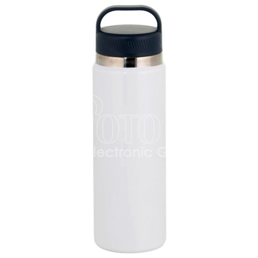 Sublimation Blue Lid Stainless Steel Sports Water Bottle with Screw-on Strainer
