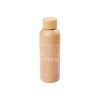 500 ml Wood Grain Stainless Steel Water Bottle with Bamboo Lid for Laser Engraving and UV Printing