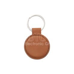 Engraving Blank PU Leather Keychain