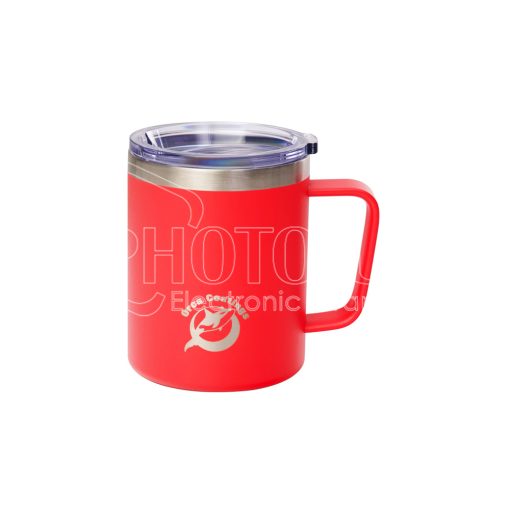 10 oz. Powder Coated Stainless Steel Insulated Coffee Mug for Laser Engraving and UV Printing