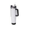 40 oz. Sublimation Stainless Steel Bluetooth Speaker Travel Mug with Straw