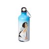 600 ml Sublimation Colored Aluminum Sports Water Bottle with Carabiner Clip (in Top Gradient Color)
