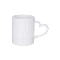 11 oz. Sublimation Heart Handle Coffee Mug