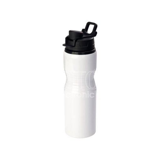 600 ml Sublimation Aluminum Sports Water Bottle with Flip-Top Lid and Ribbed Grip