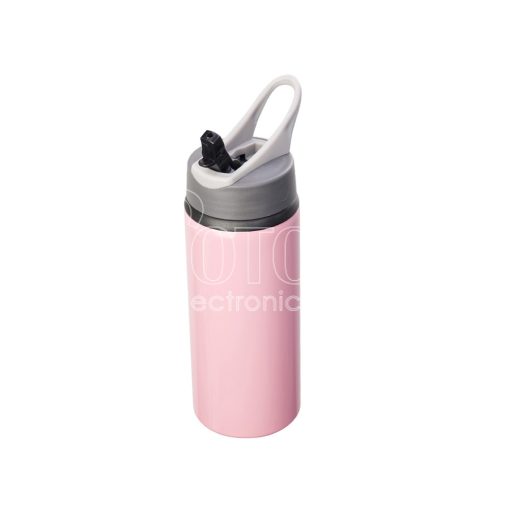 600 ml Sublimation Colored Aluminum Sports Water Bottle with Straw Lid