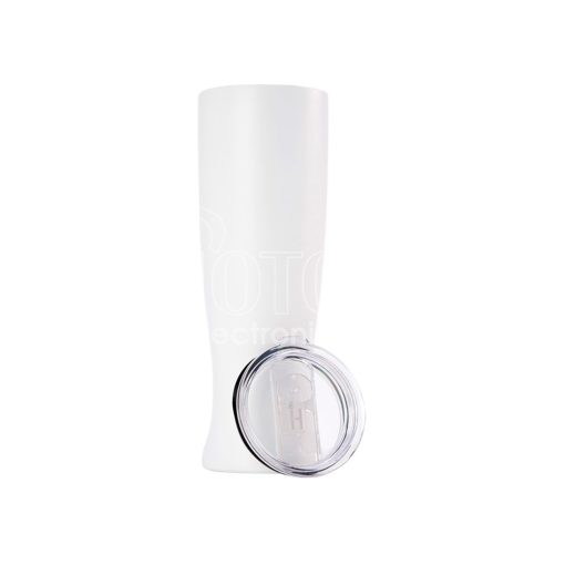 30 oz. Matte White Stainless Steel Vacuum Insulated Weizen Glass for Laser Engraving and UV Printing