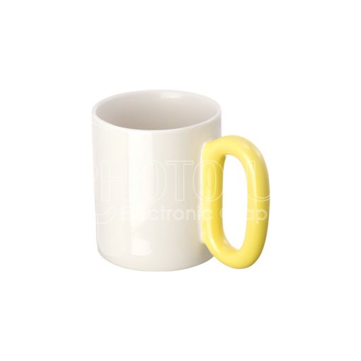 12 oz sublimation oval handle kids mug