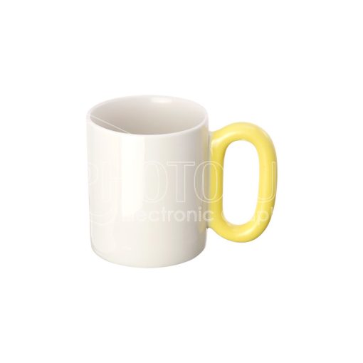 12 oz sublimation oval handle kids mug