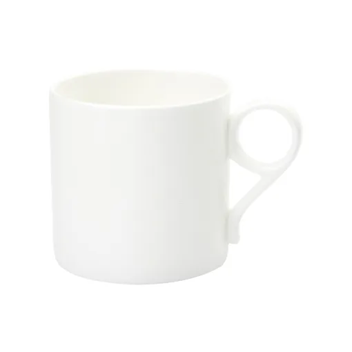 12 oz. Sublimation Bone China Mug with '9'-Shaped Handle
