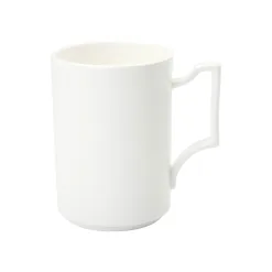13 oz. Sublimation Garden Bone China Mug with Square Handle