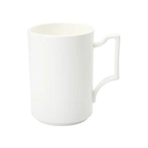 13 oz. Sublimation Garden Bone China Mug with Square Handle