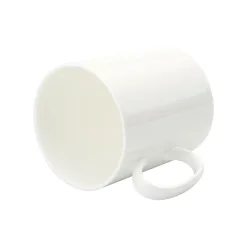 This custom mug is made from high-quality bone china.