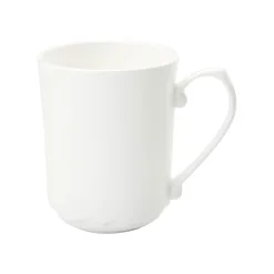 14oz. Sublimation Bone China Mug with Crown-Shaped Base