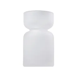 Sublimation Hourglass-Shaped Borosilicate Frosted Glass Cup