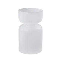 Sublimation Hourglass-Shaped Borosilicate Frosted Glass Cup