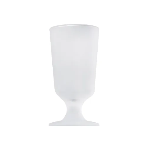 Sublimation Frosted Conical Glass Cup with Short Base