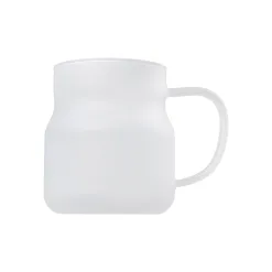 600ml Sublimation Frosted Borosilicate Tulip Glass Cup