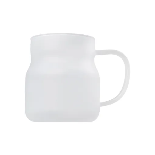 600ml Sublimation Frosted Borosilicate Tulip Glass Cup