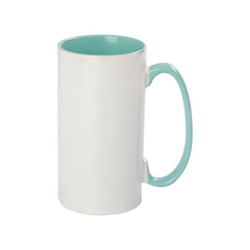 12 oz. Sublimation Two-Tone Slim Mug – Inside & Handle Colored