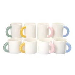 You can customize this mug by imprinting any desired logo, pattern or text on the surface.