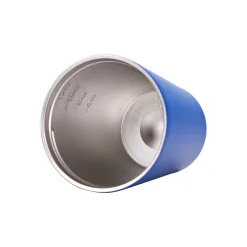 The inner wall features measurement graduations for precise daily beverage preparation.