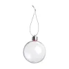 Sublimation Clear 3D Plastic Christmas Ornaments