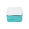 Jewelry Organizer Box Square - PU Leather Storage Case with Multiple Compartments