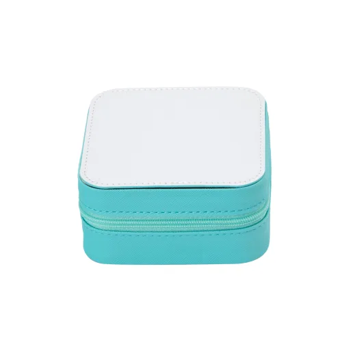 Jewelry Organizer Box Square - PU Leather Storage Case with Multiple Compartments