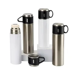 The bottle offers two color finishes: silver and white.