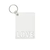 Sublimation Keychain Blanks - Double Sided MDF with Letter Design